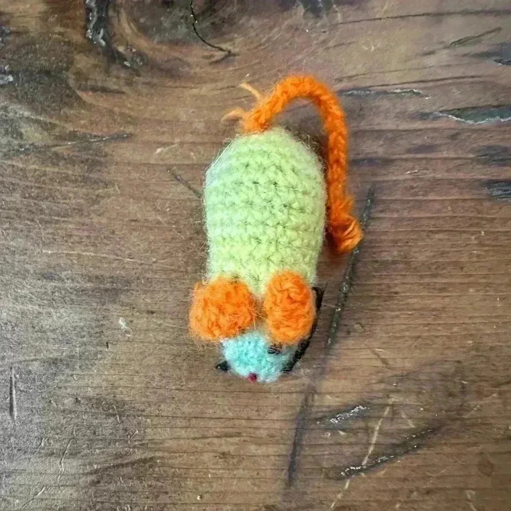 Pink Textured Cat Toy Mouse NWOT